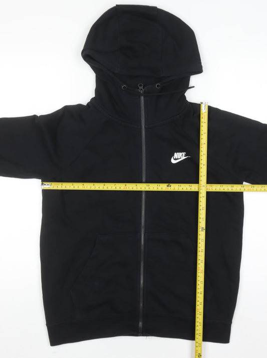 Mens UK Size S Nike Black Full Zip Hoodie