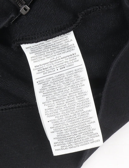 Mens UK Size S Nike Black Full Zip Hoodie