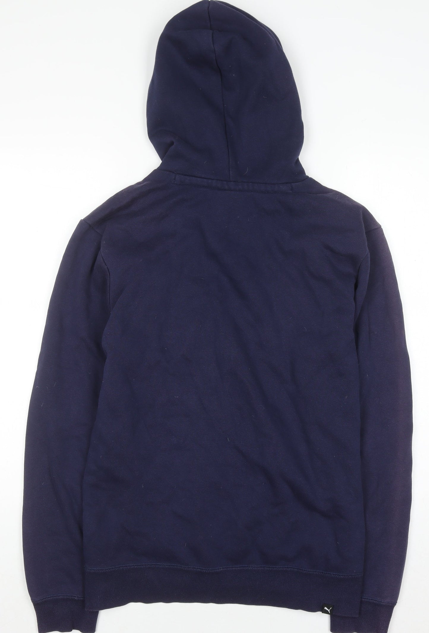 Mens UK Size M PUMA Blue Pullover Hoodie
