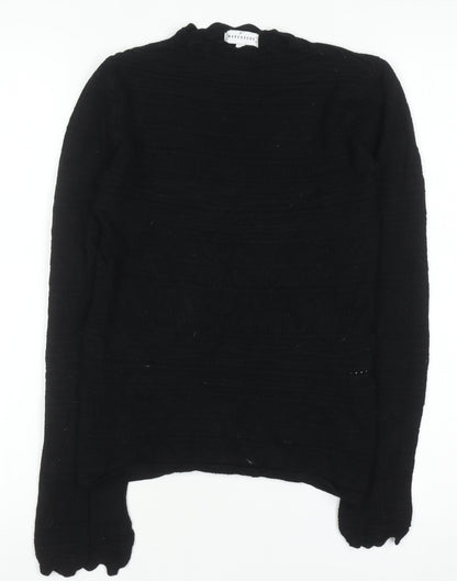 Womens UK Size 10 Warehouse Black Pullover Jumper