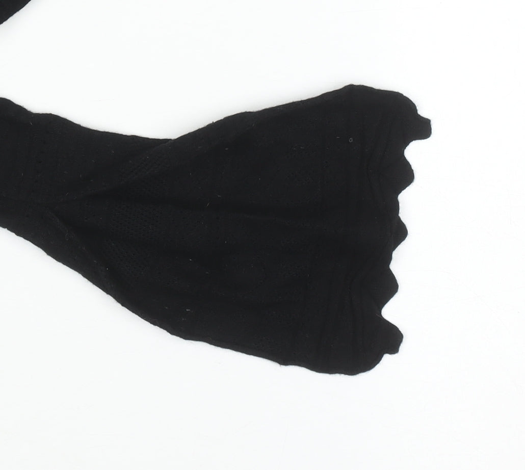 Womens UK Size 10 Warehouse Black Pullover Jumper