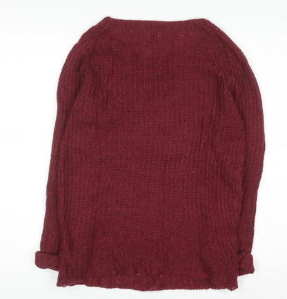 Womens UK Size 10 ASOS Red Pullover Jumper