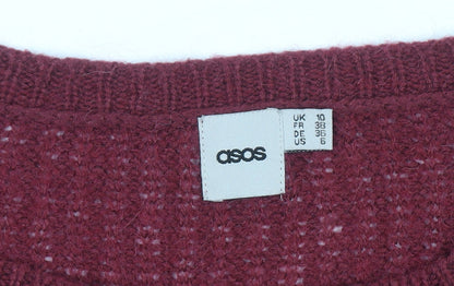 Womens UK Size 10 ASOS Red Pullover Jumper