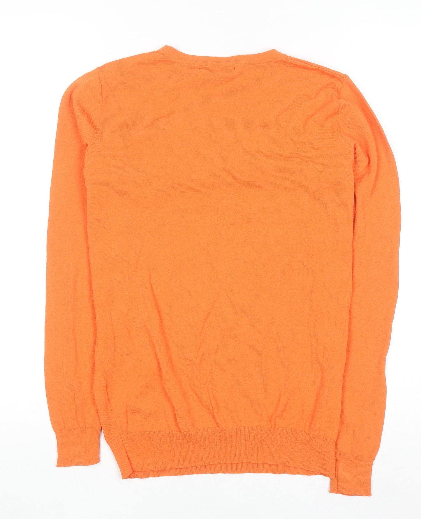 Womens UK Size 12 Oliver Bonas Orange Pullover Jumper