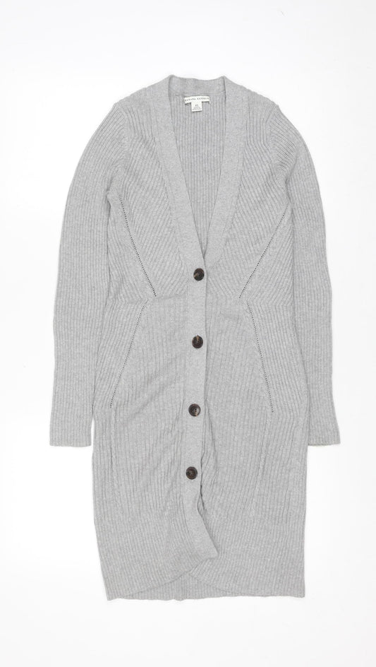 Womens UK Size XS Banana Republic Grey Cardigan Jumper