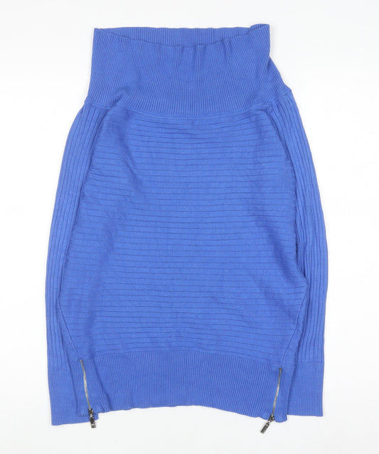 Womens UK Size 16 Star by Julien Macdonald Blue Pullover Jumper