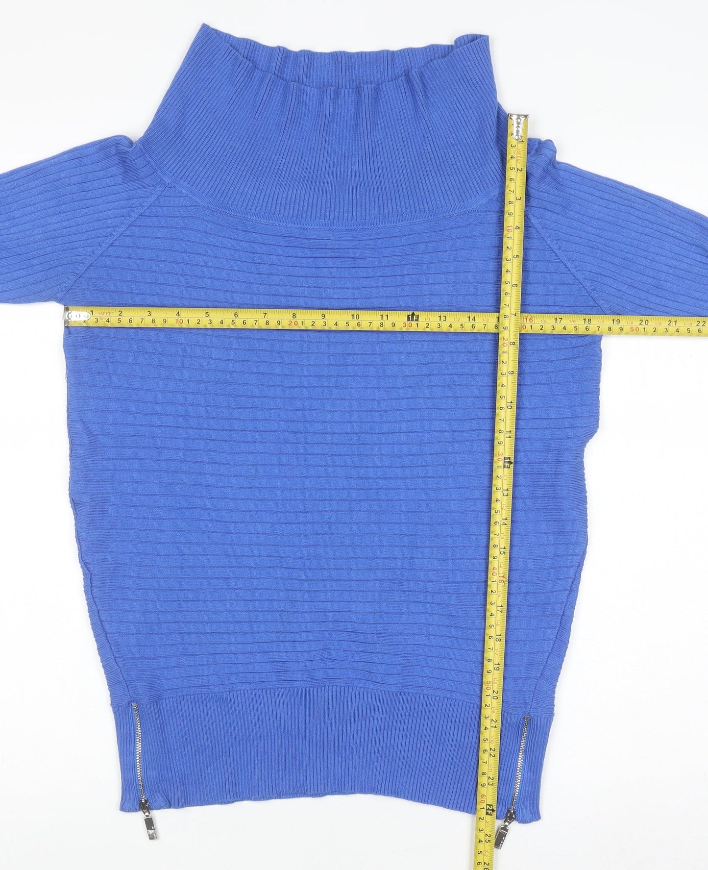 Womens UK Size 16 Star by Julien Macdonald Blue Pullover Jumper