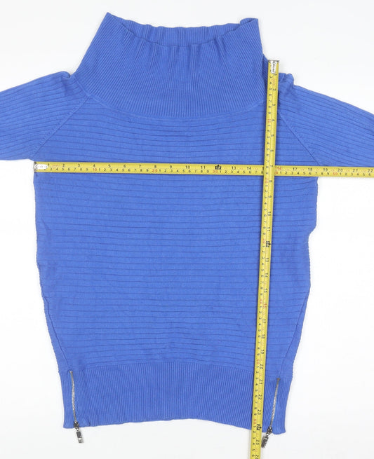 Womens UK Size 16 Star by Julien Macdonald Blue Pullover Jumper