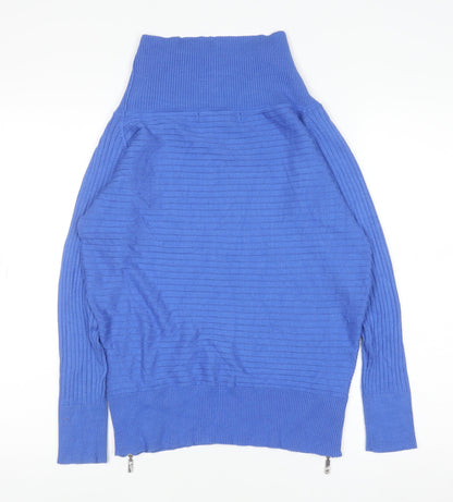 Womens UK Size 16 Star by Julien Macdonald Blue Pullover Jumper