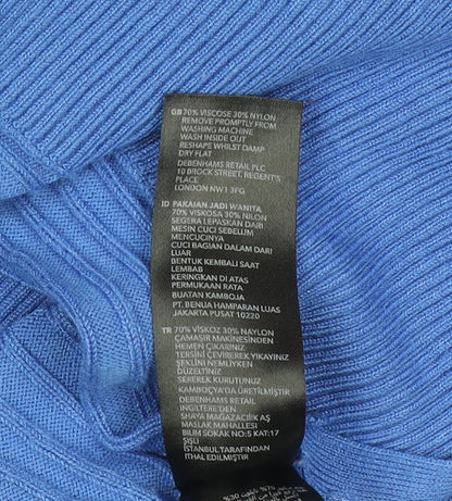 Womens UK Size 16 Star by Julien Macdonald Blue Pullover Jumper