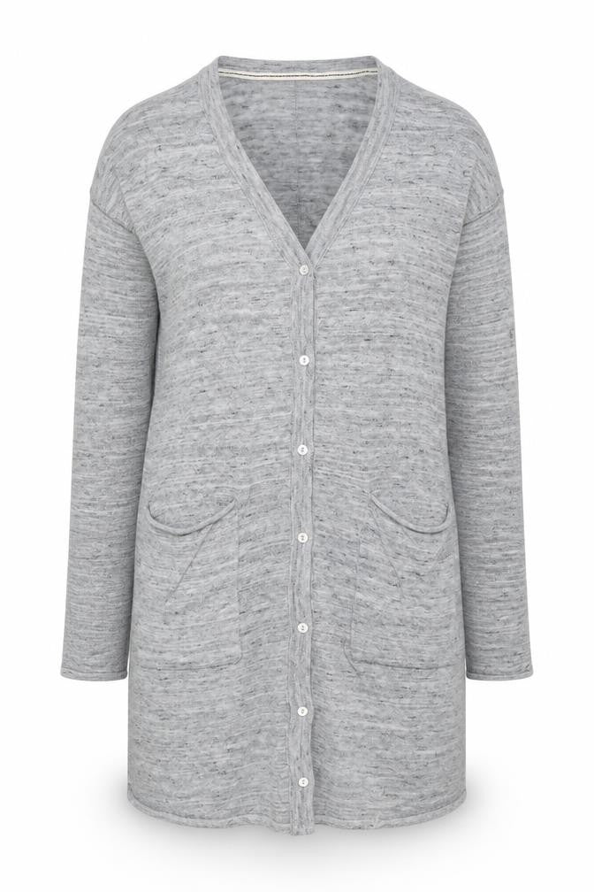 Womens UK Size 12 H&M Grey Cardigan Jumper