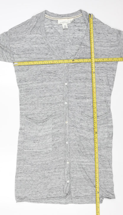 Womens UK Size 12 H&M Grey Cardigan Jumper