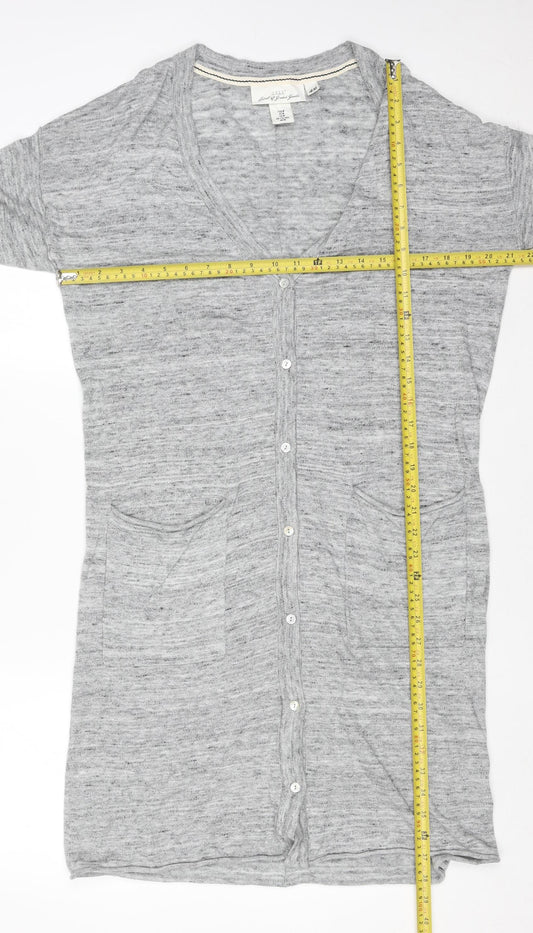 Womens UK Size 12 H&M Grey Cardigan Jumper
