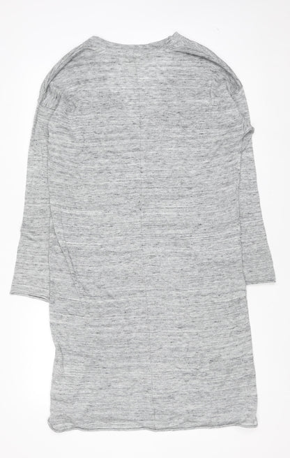Womens UK Size 12 H&M Grey Cardigan Jumper