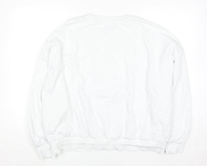 Womens UK Size L Disney White Pullover Sweatshirt