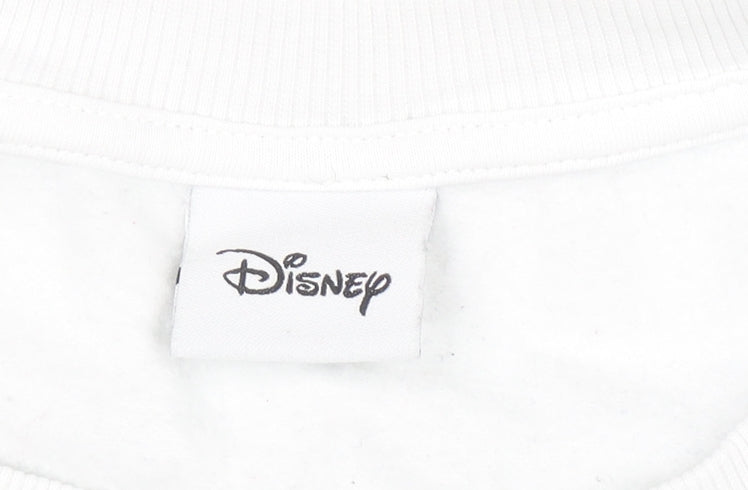 Womens UK Size L Disney White Pullover Sweatshirt
