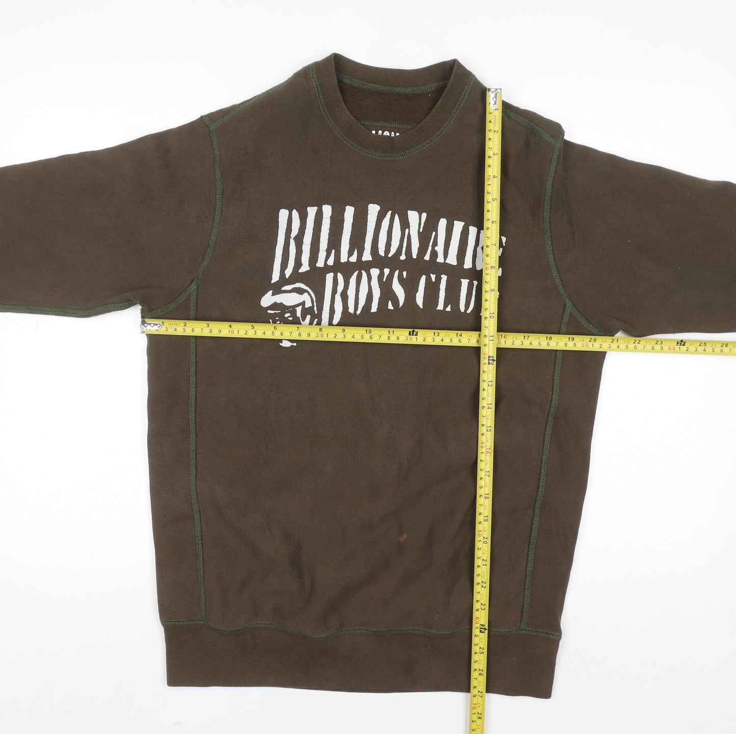 Mens UK Size M Billionaire Boys Club Brown Pullover Sweatshirt