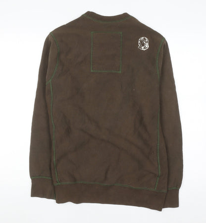 Mens UK Size M Billionaire Boys Club Brown Pullover Sweatshirt