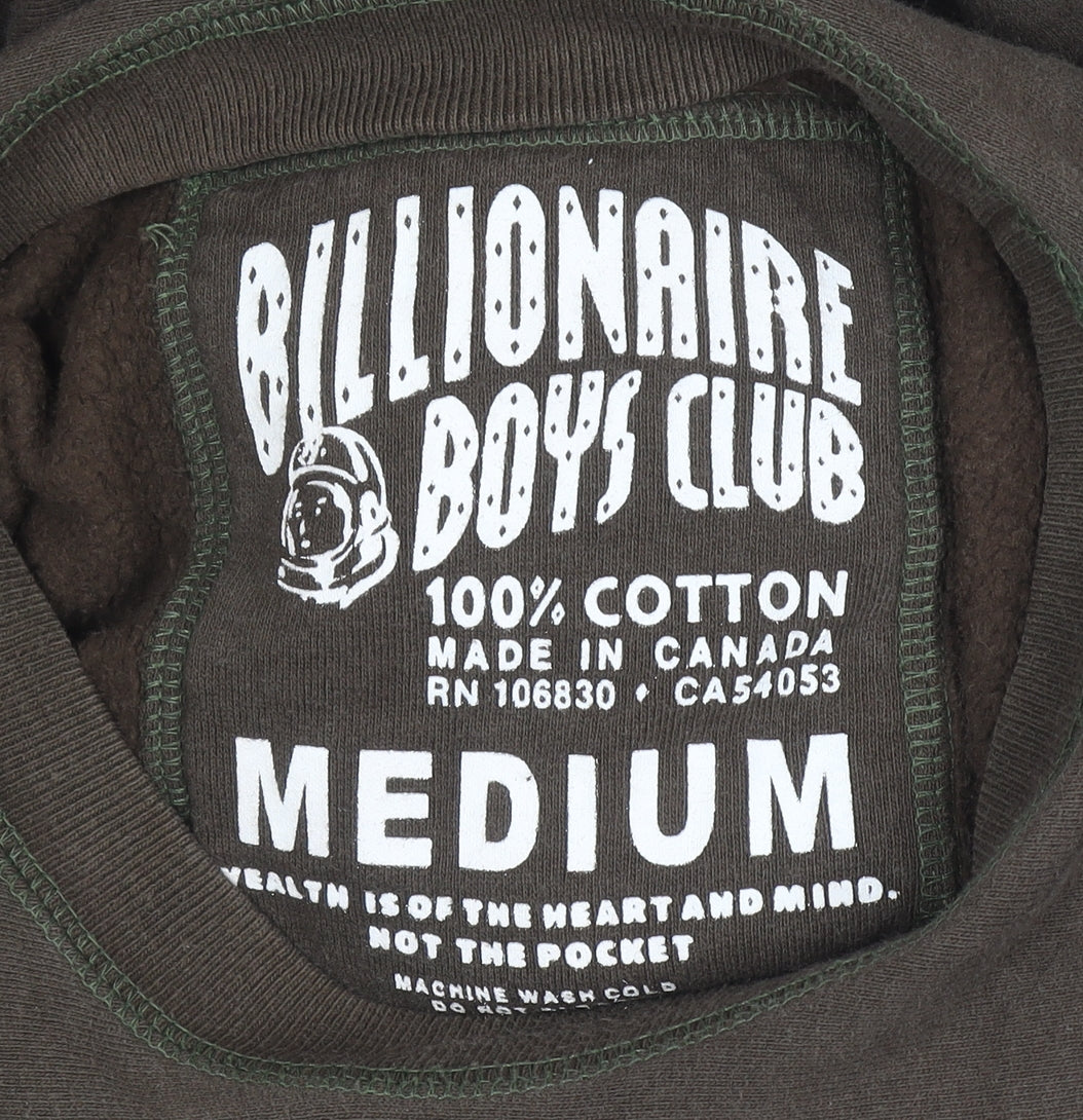 Mens UK Size M Billionaire Boys Club Brown Pullover Sweatshirt