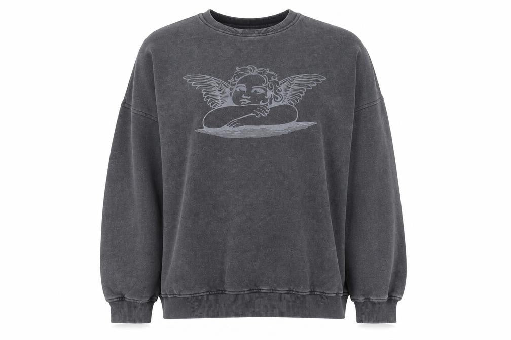 Womens UK Size S Motel Grey Pullover Sweatshirt