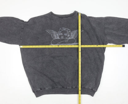 Womens UK Size S Motel Grey Pullover Sweatshirt