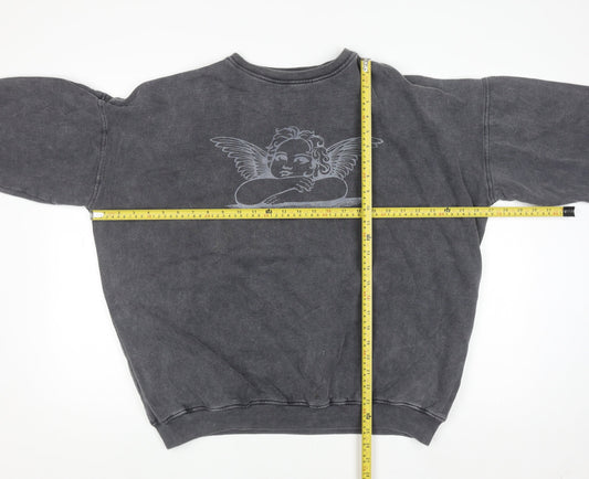 Womens UK Size S Motel Grey Pullover Sweatshirt