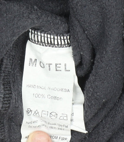 Womens UK Size S Motel Grey Pullover Sweatshirt