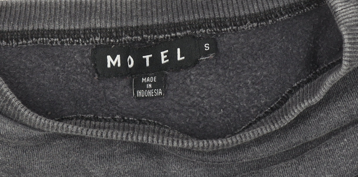 Womens UK Size S Motel Grey Pullover Sweatshirt