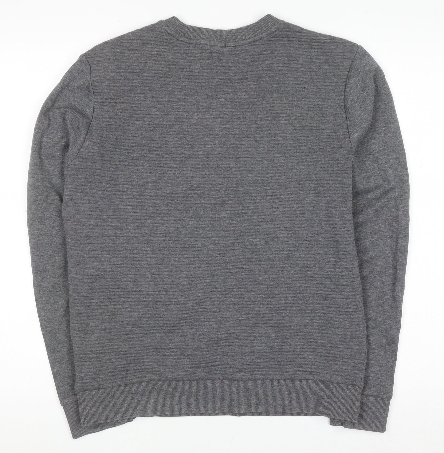 Mens UK Size M HUGO BOSS Grey Pullover Sweatshirt