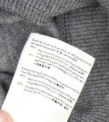 Mens UK Size M HUGO BOSS Grey Pullover Sweatshirt