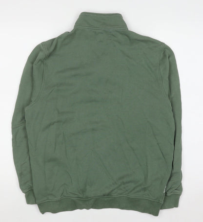 Mens UK Size M Parlez Green Pullover Sweatshirt