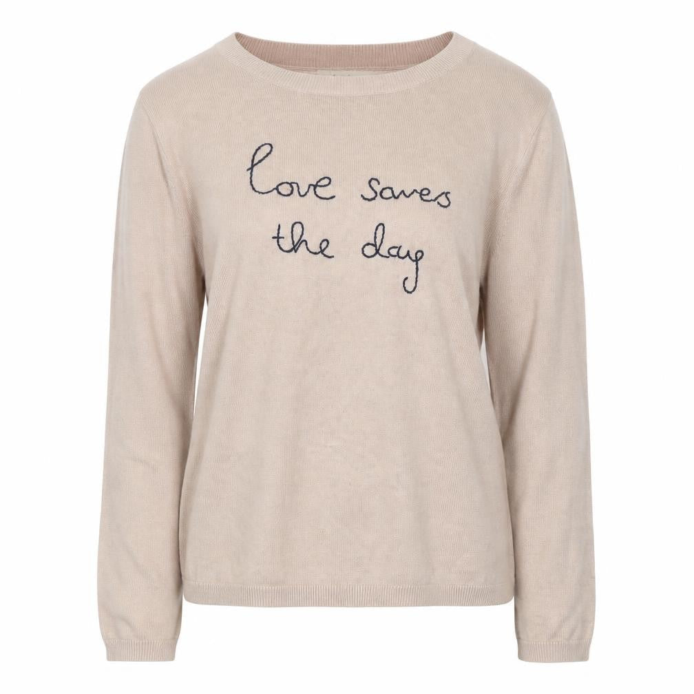 Womens UK Size S Hush Beige Pullover Jumper