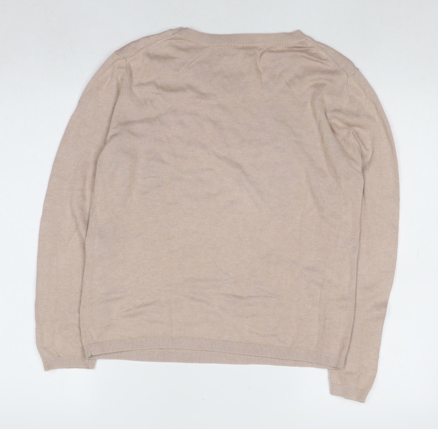 Womens UK Size S Hush Beige Pullover Jumper