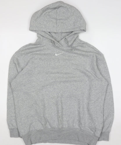 Mens UK Size S Nike Grey Pullover Hoodie