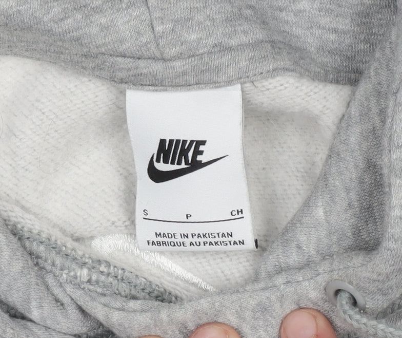 Mens UK Size S Nike Grey Pullover Hoodie