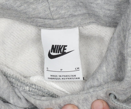 Mens UK Size S Nike Grey Pullover Hoodie