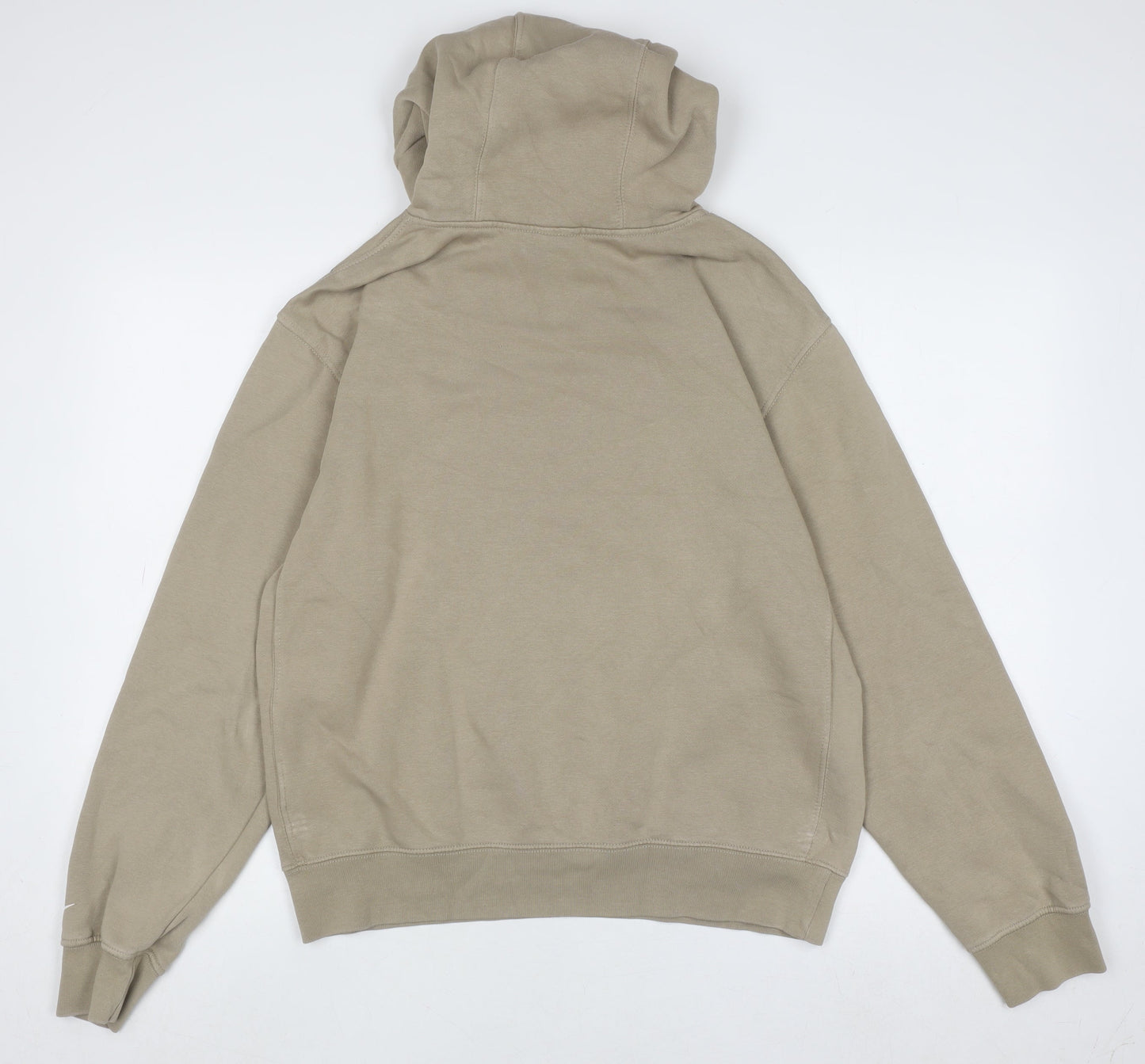 Mens UK Size S Nike Beige Pullover Hoodie
