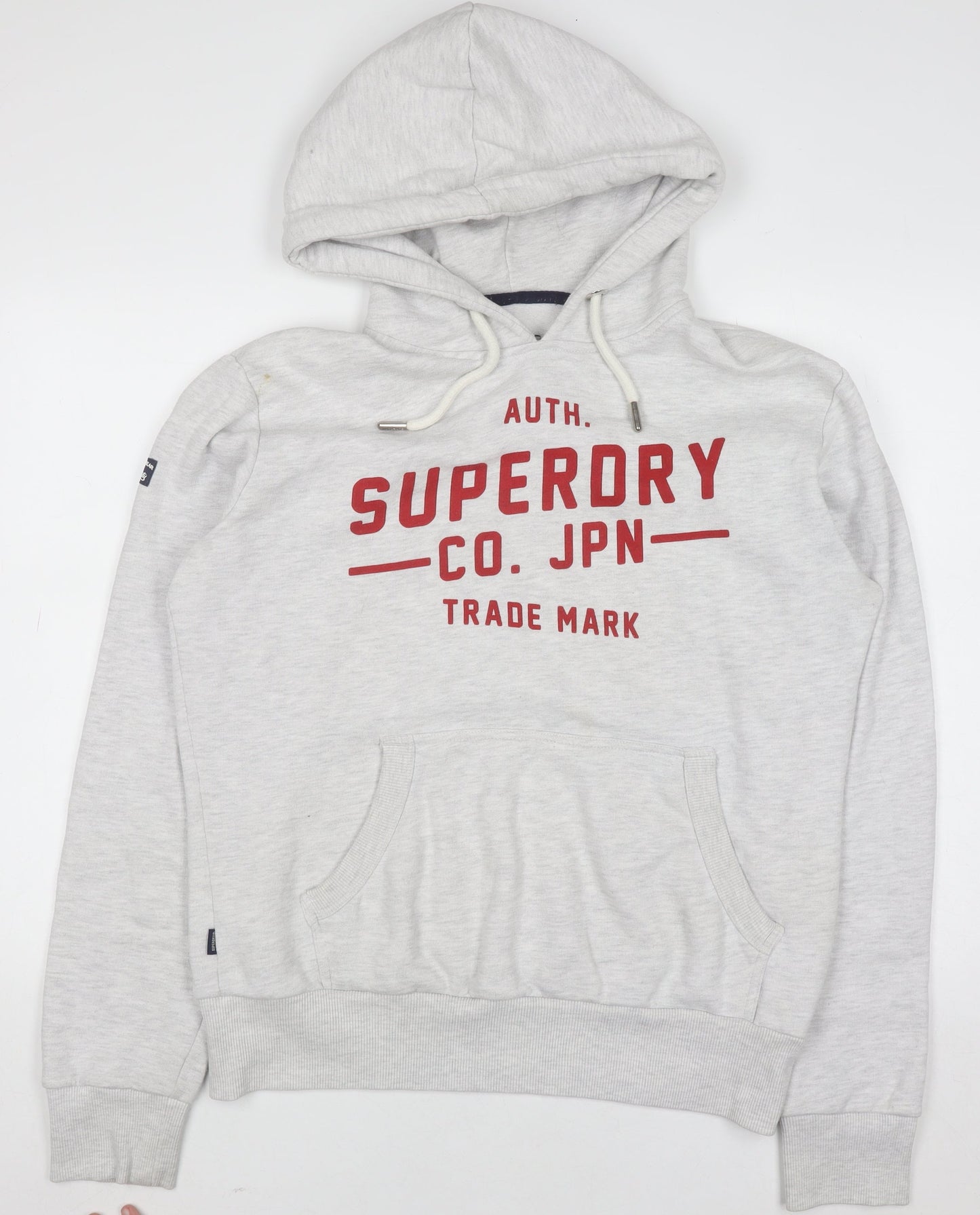 Mens UK Size M Superdry Grey Pullover Hoodie