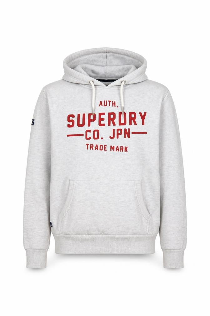 Mens UK Size M Superdry Grey Pullover Hoodie