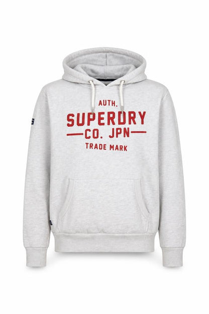 Mens UK Size M Superdry Grey Pullover Hoodie