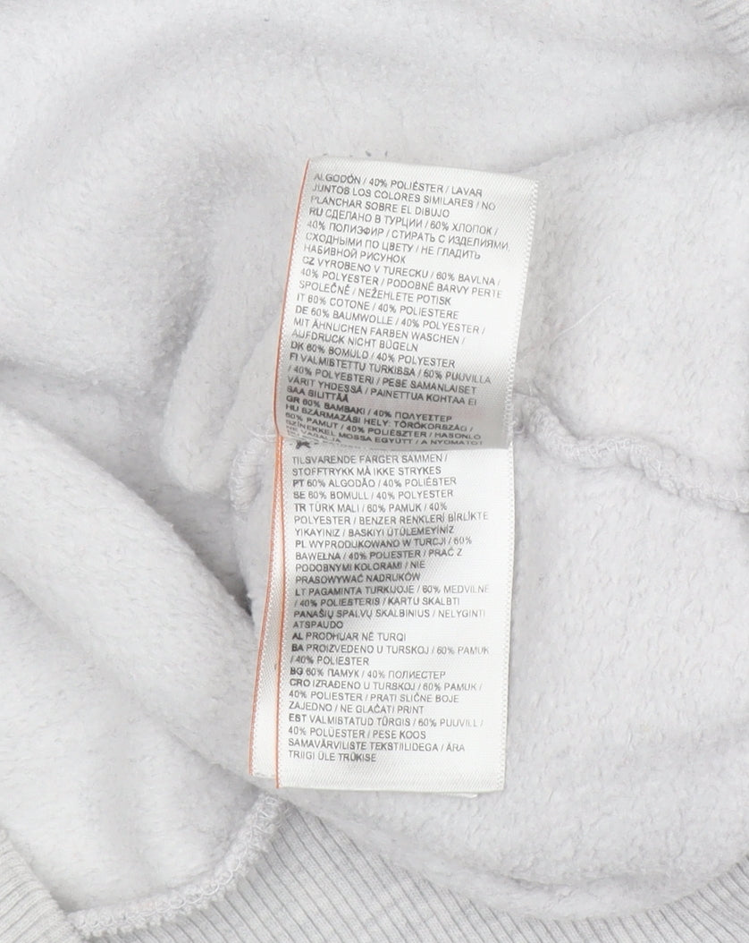 Mens UK Size M Superdry Grey Pullover Hoodie
