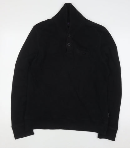 Mens UK Size L Ted Baker Black Henley Jumper