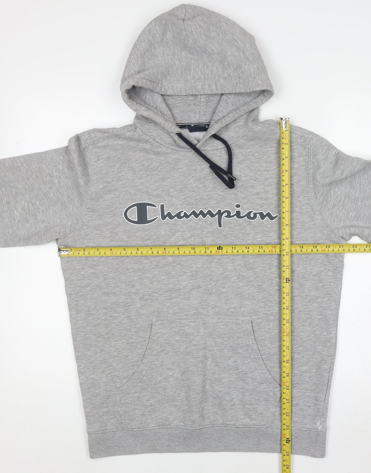 Mens UK Size M Champion Grey Pullover Hoodie