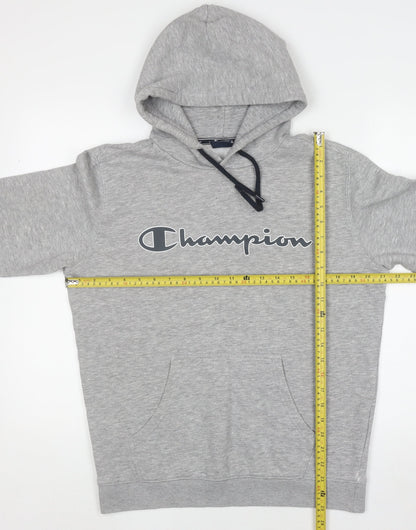 Mens UK Size M Champion Grey Pullover Hoodie