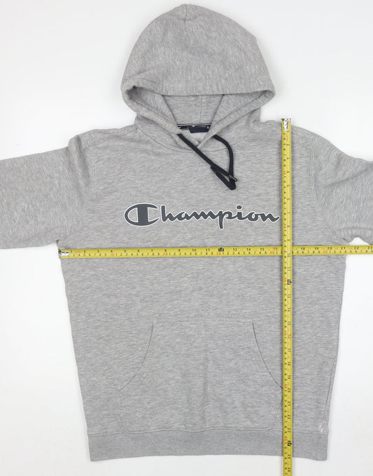 Mens UK Size M Champion Grey Pullover Hoodie