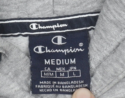 Mens UK Size M Champion Grey Pullover Hoodie