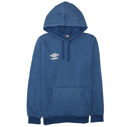 Mens UK Size M Umbro Blue Pullover Hoodie
