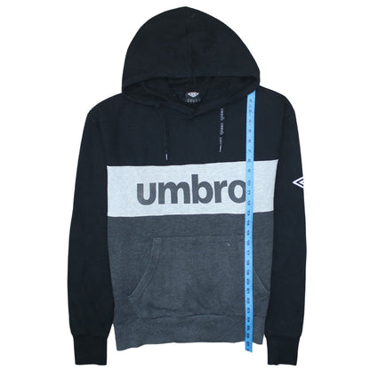 Mens UK Size XL Umbro Black Pullover Hoodie