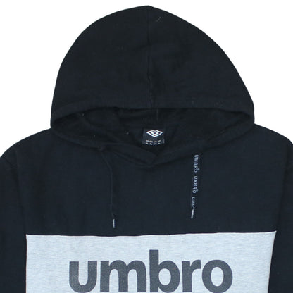 Mens UK Size XL Umbro Black Pullover Hoodie