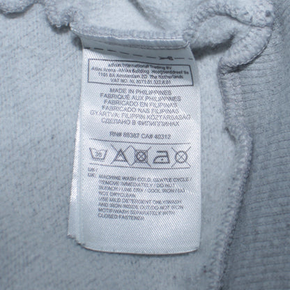 Adidas Unisex Black Grey Full Zip Hoodie Size M Sports Fleece